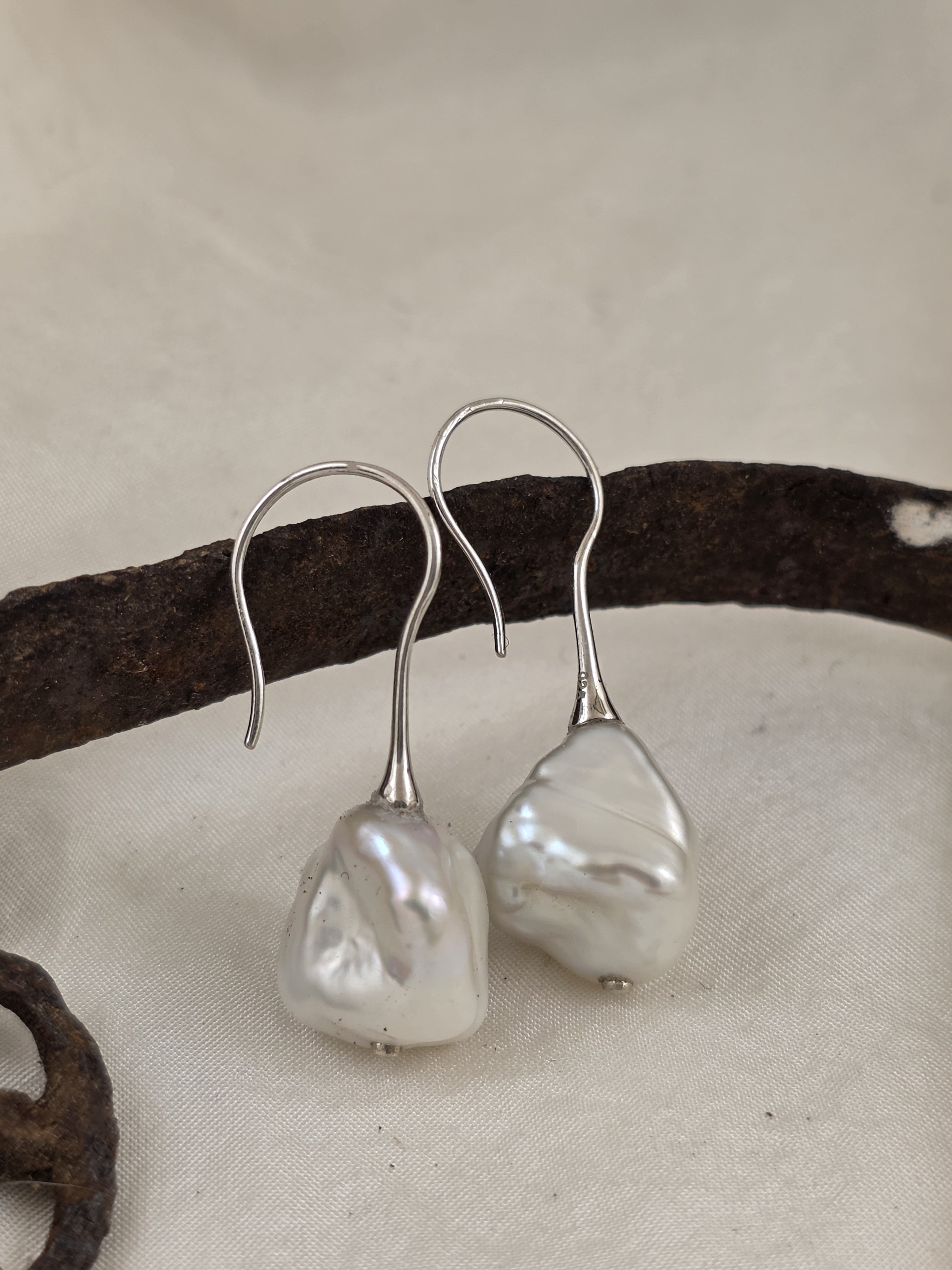 Keshi Pearl Earrings
