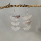 3 Sterling Silver Semicircle Earrings