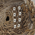 Sterling Silver Loop Drop Studs