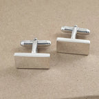 Classic Sterling Silver Solid Cufflinks