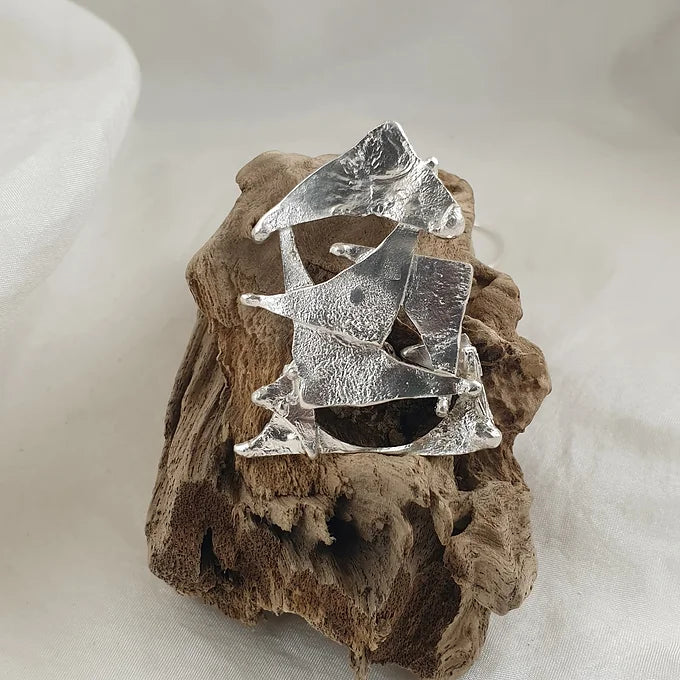 'Randomness' Sterling Silver Pendant