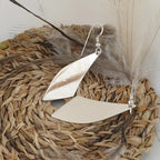 Sterling Silver Abstract Earrings