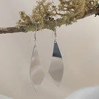 Sterling Silver Abstract Earrings