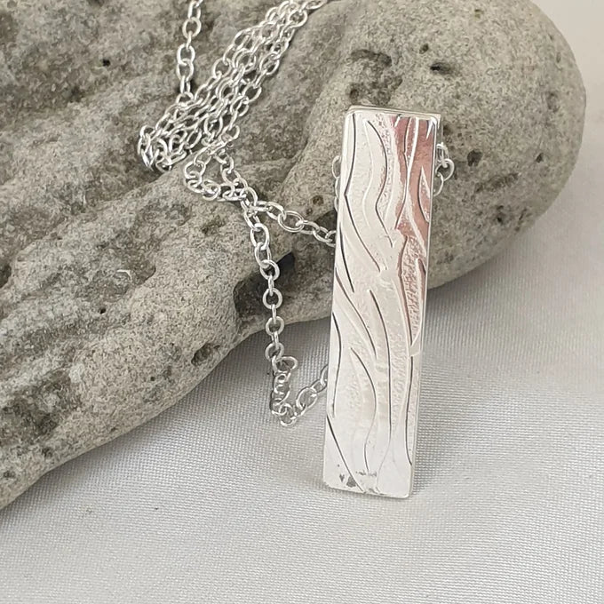 Sterling Silver Patterned Pendant