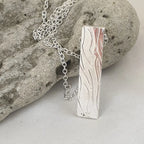 Sterling Silver Patterned Pendant