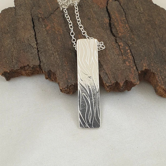 Sterling Silver Patterned Pendant