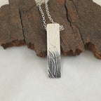 Sterling Silver Patterned Pendant