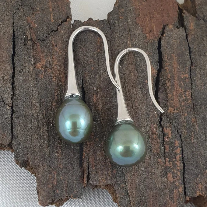 Sterling Silver Pearl Drop Earrings