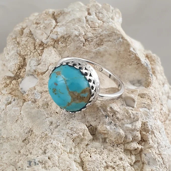 Sterling Silver Ring with Turquoise