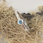 Sterling Silver & Swiss Blue Topaz Ring