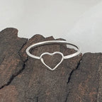 Sterling Silver Heart Ring